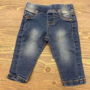 (3/$20) George 3/6m medium wash denim jeggings